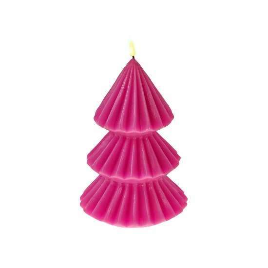 LED candle, 3D Flame, pink