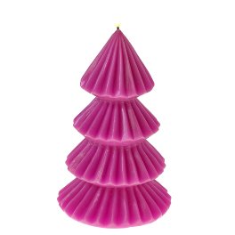 LED candle, 3D Flame, pink